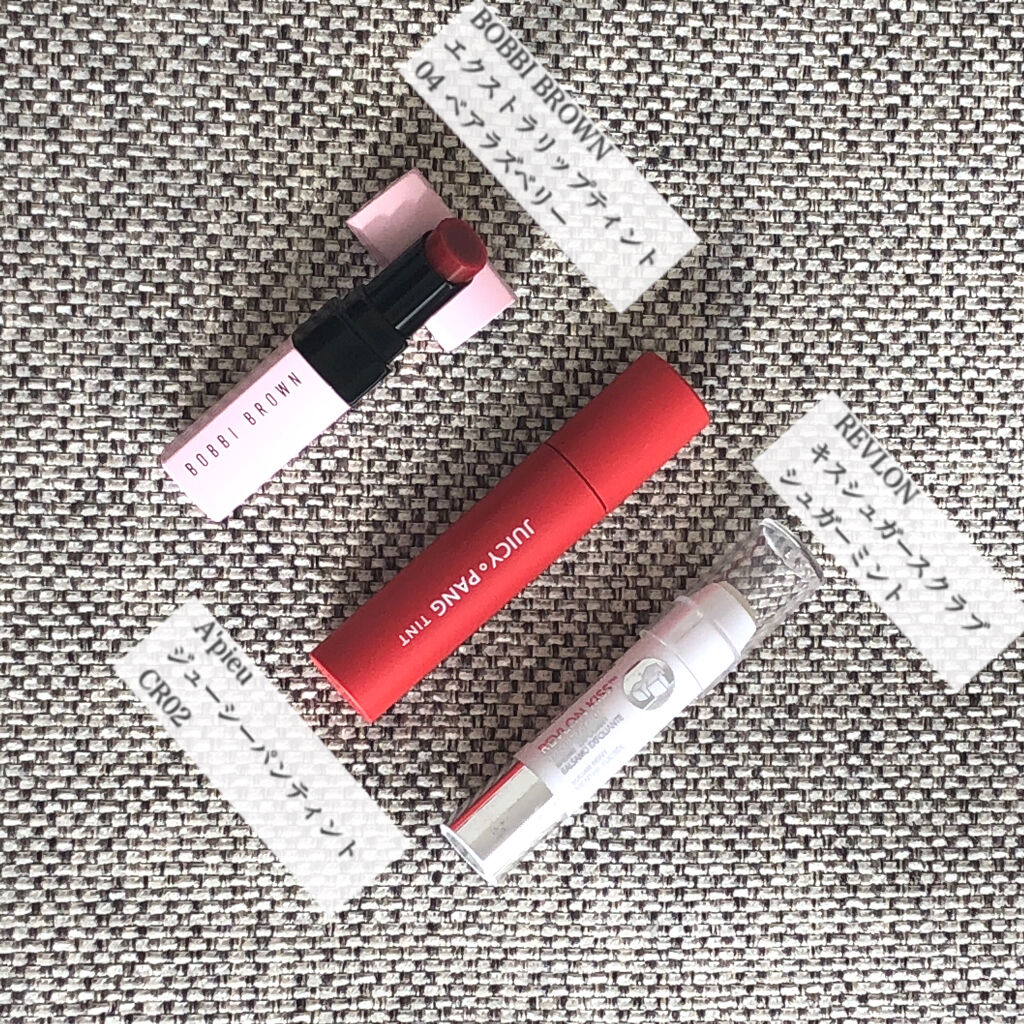 エクストラ リップ ティント S01 ベアピンクスパークル/BOBBI BROWN/リップティントを使ったクチコミ（2枚目）