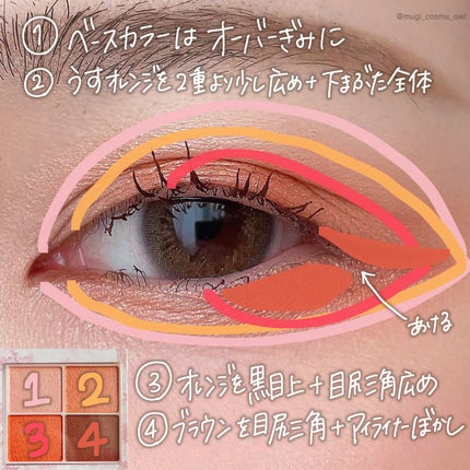 シルキースフレアイズ/キャンメイク/アイシャドウパレットを使ったクチコミ(4枚目)