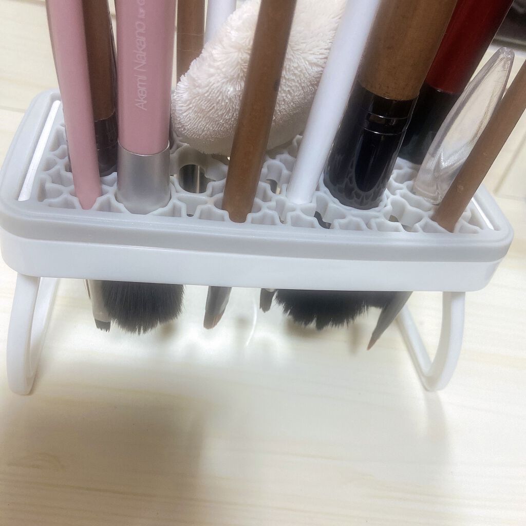 化粧ブラシクリーナー/DAISO/その他化粧小物を使ったクチコミ（1枚目）
