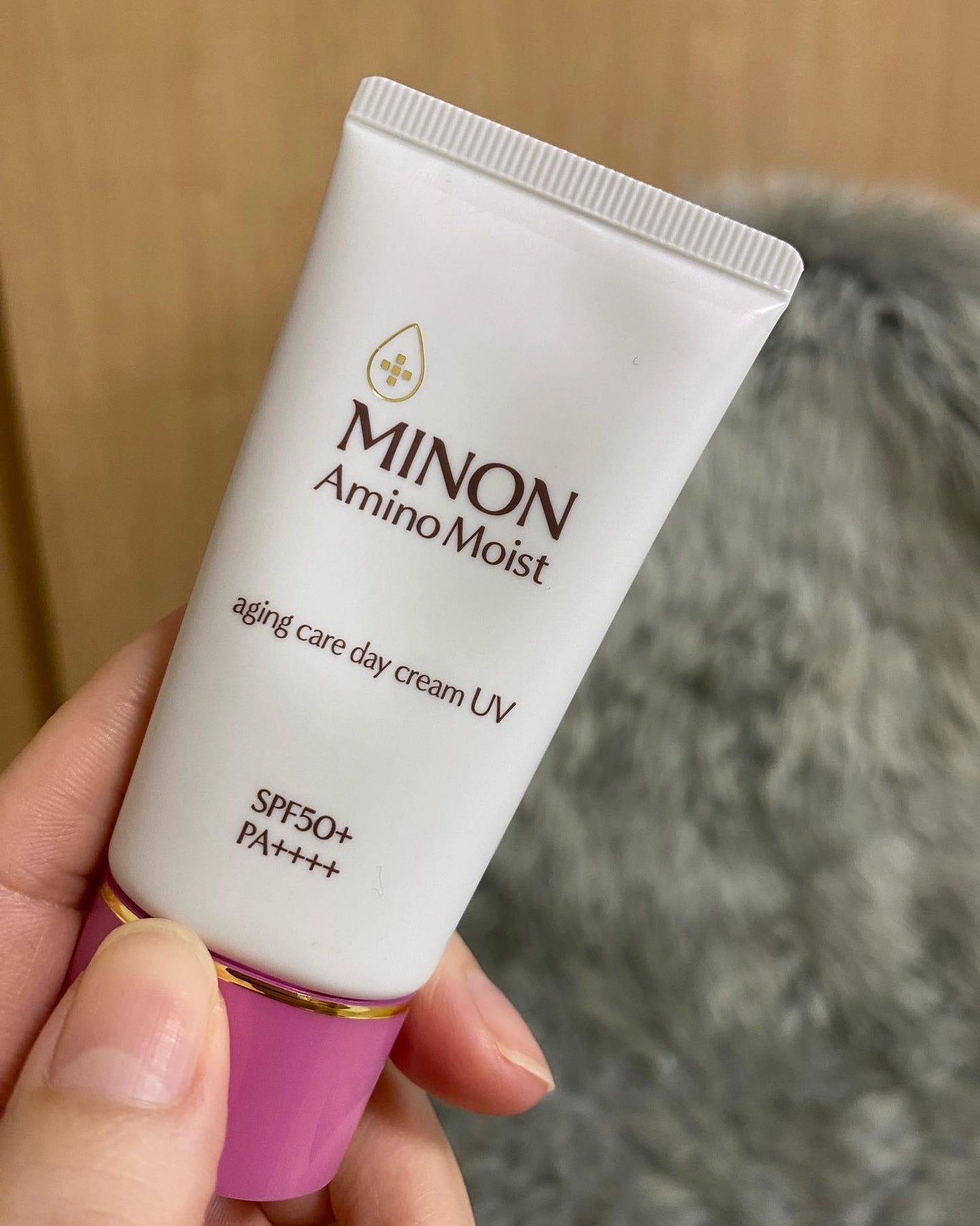 ミノン アミノモイスト エイジングケア デイクリームUV/ミノン/日焼け止めクリームを使ったクチコミ(1枚目)