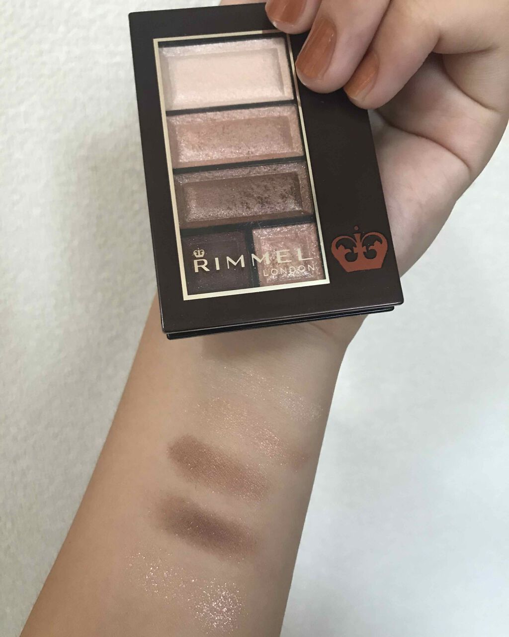 ショコラスウィート アイズ 009 ロゼスパークリングショコラ(限定パッケージ)/リンメル ロンドン/アイシャドウパレットを使ったクチコミ（1枚目）