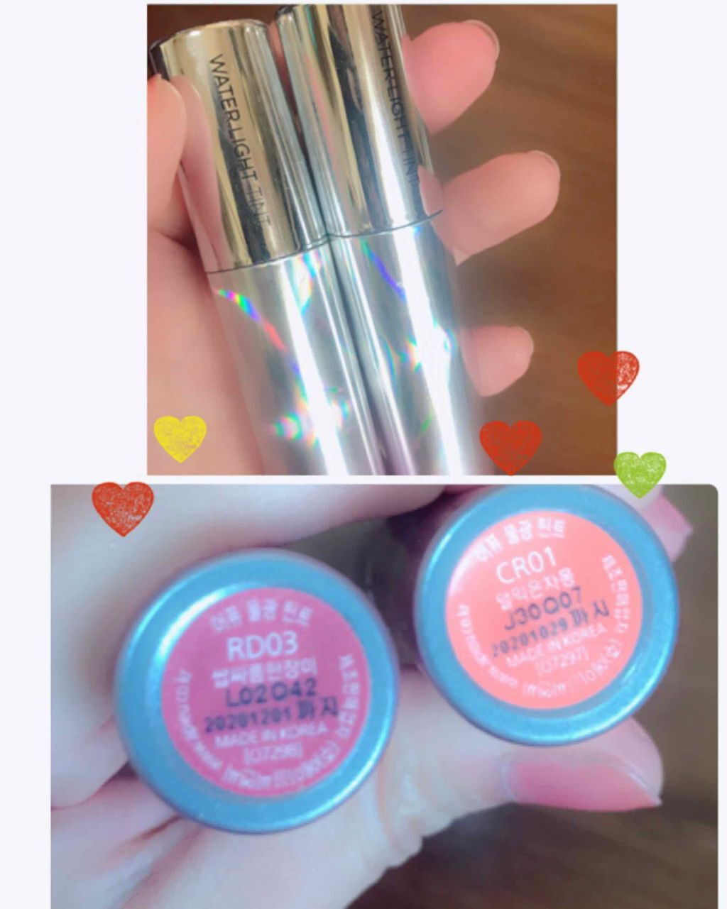 アピュー ウォーターライト ティント/A’pieu/リップティントを使ったクチコミ(1枚目)