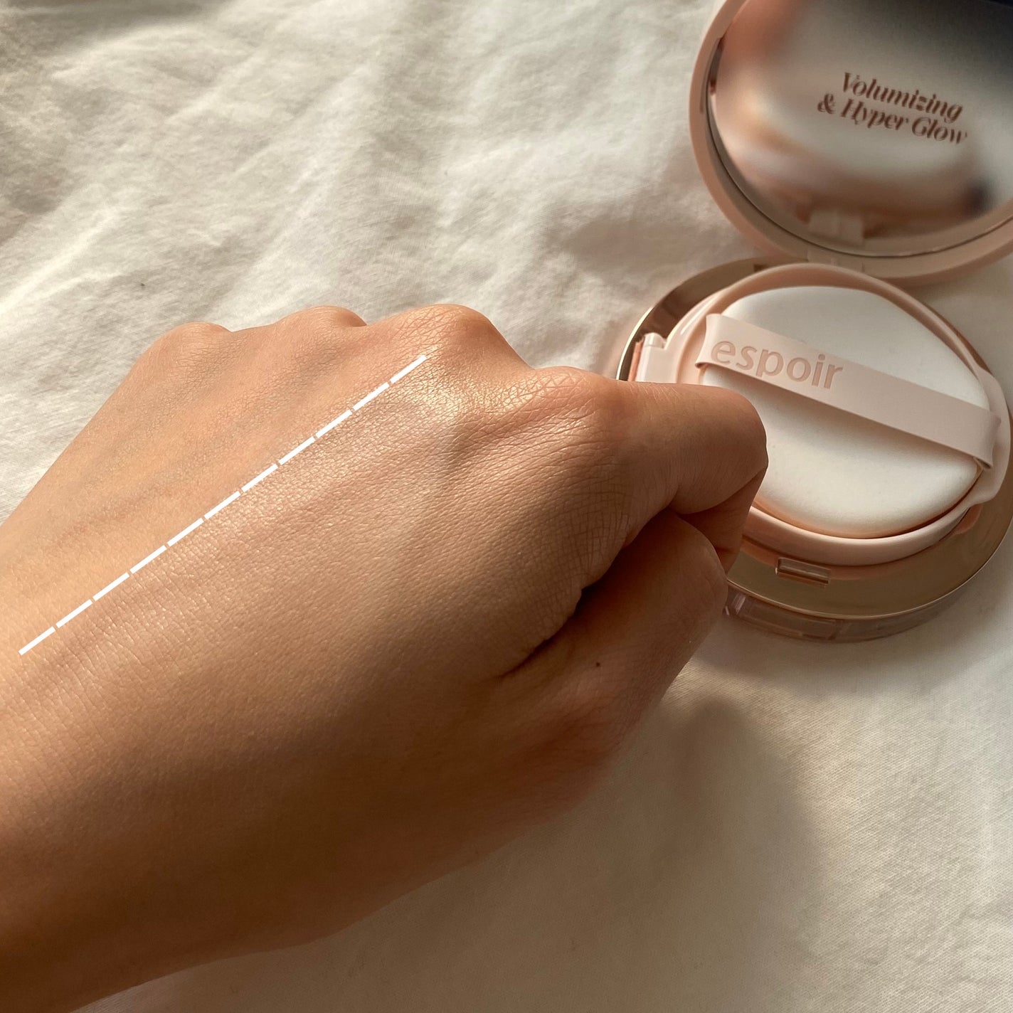 エスポア ビーグロー ボリュームクッション/espoir/クッションファンデーションを使ったクチコミ(4枚目)