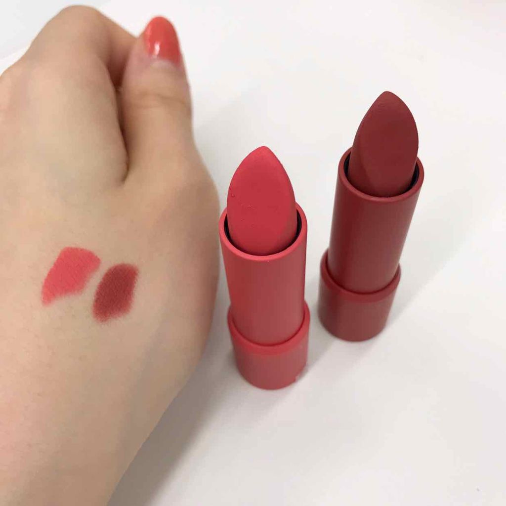 ルージュヒール ベルベット/CLIO/口紅を使ったクチコミ（2枚目）