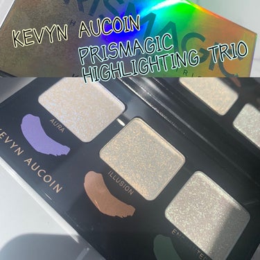 KEVYN AUCOIN
PRISMAGIC HIGHLIGHTING TRIO 


3種類のハイライト！！
めっちゃ綺麗な偏光…
ブルー　オレンジ　グリーンに
何使っても可愛い……

勝手なイメージ