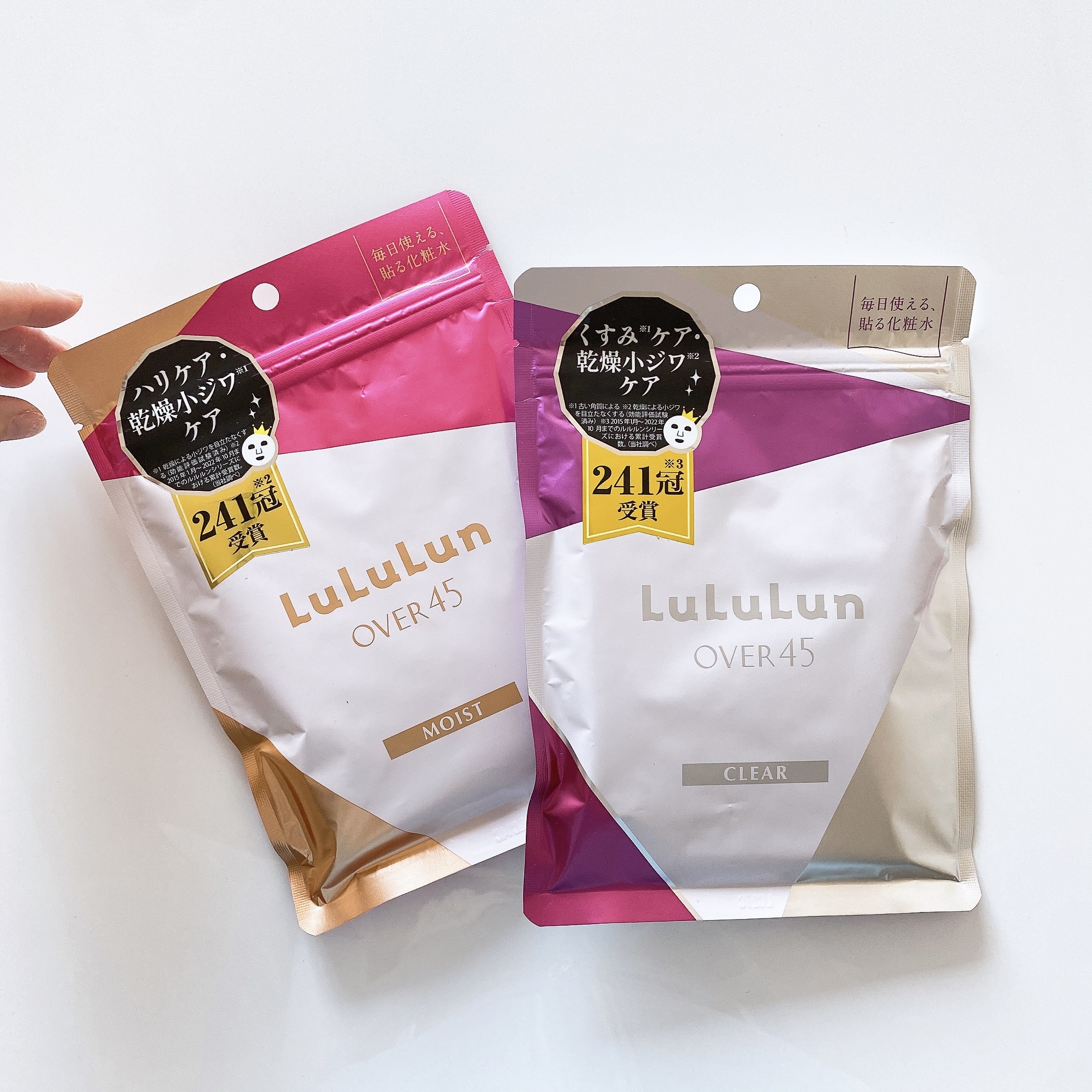 ルルルンOVER45 カメリアピンク（モイスト）/ルルルン/シートマスク・パックを使ったクチコミ（1枚目）