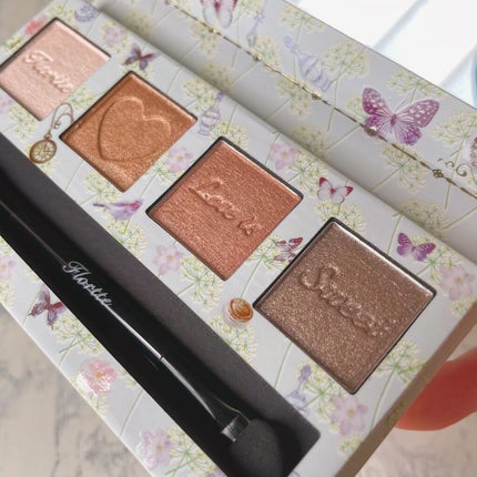 恋愛物語 4色アイシャドウパレット/FLORTTE/アイシャドウパレットを使ったクチコミ(4枚目)