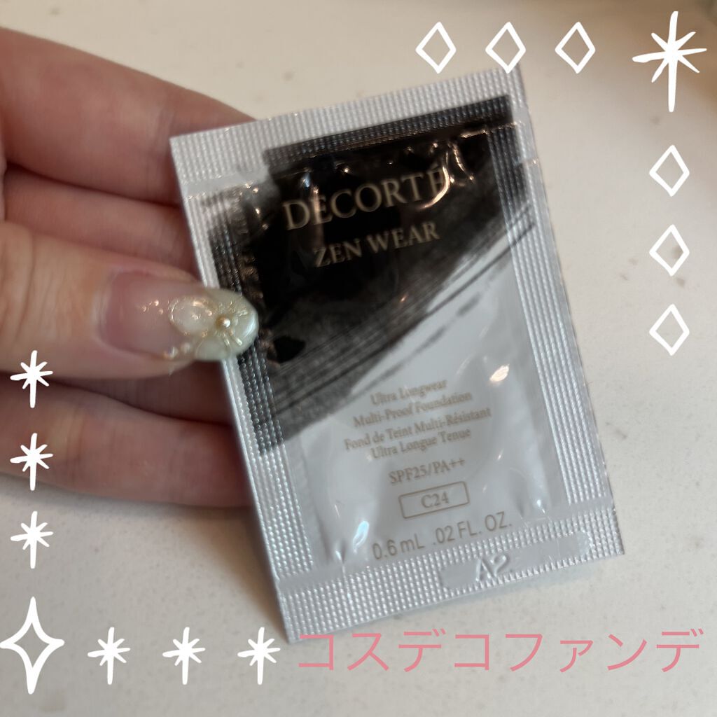 ゼン ウェア フルイド C23/DECORTÉ/リキッドファンデーションを使ったクチコミ（1枚目）