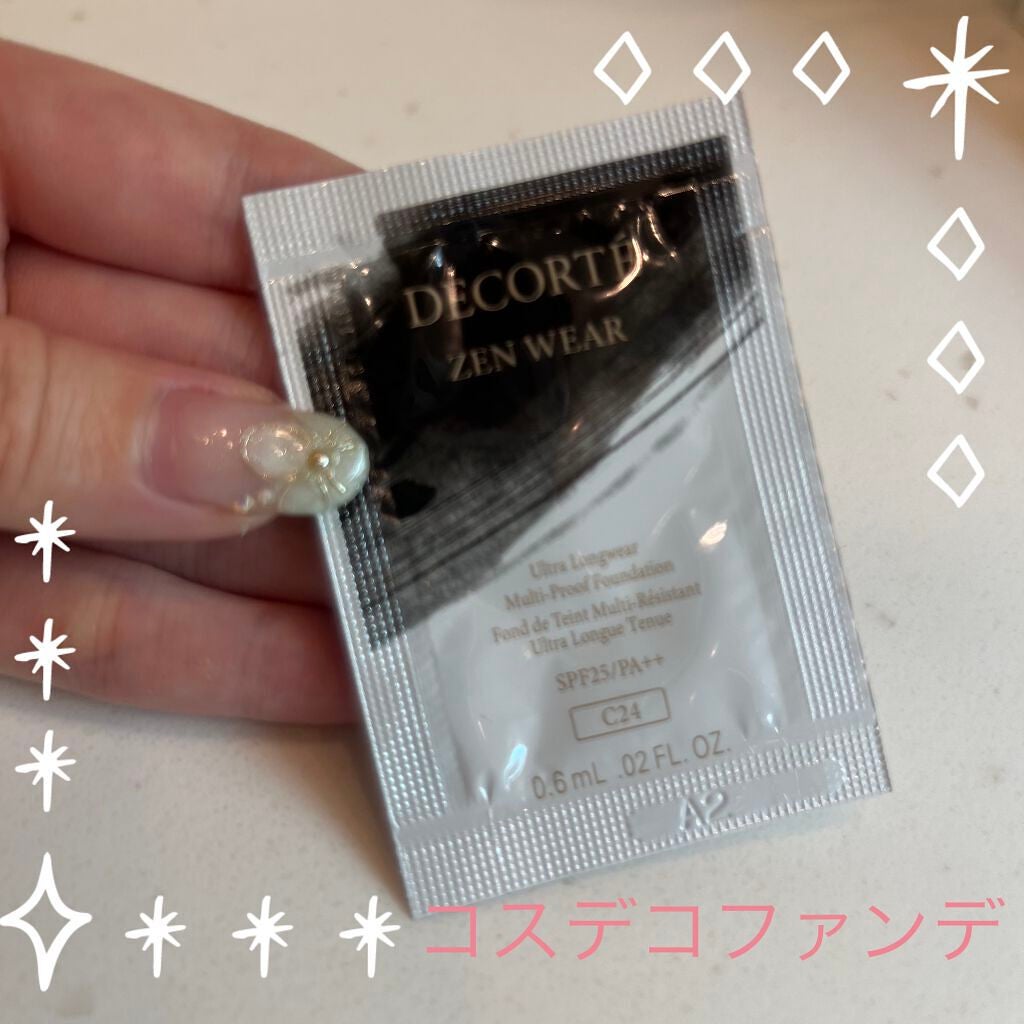 ゼン ウェア フルイド/DECORTÉ/リキッドファンデーションを使ったクチコミ(1枚目)