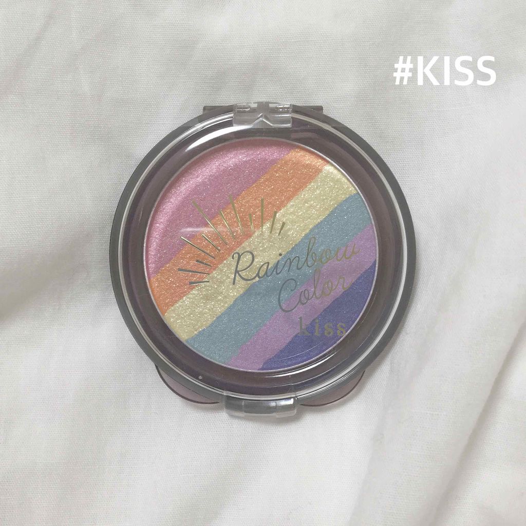 レインボーカラーX/KiSS/アイシャドウパレットを使ったクチコミ(1枚目)