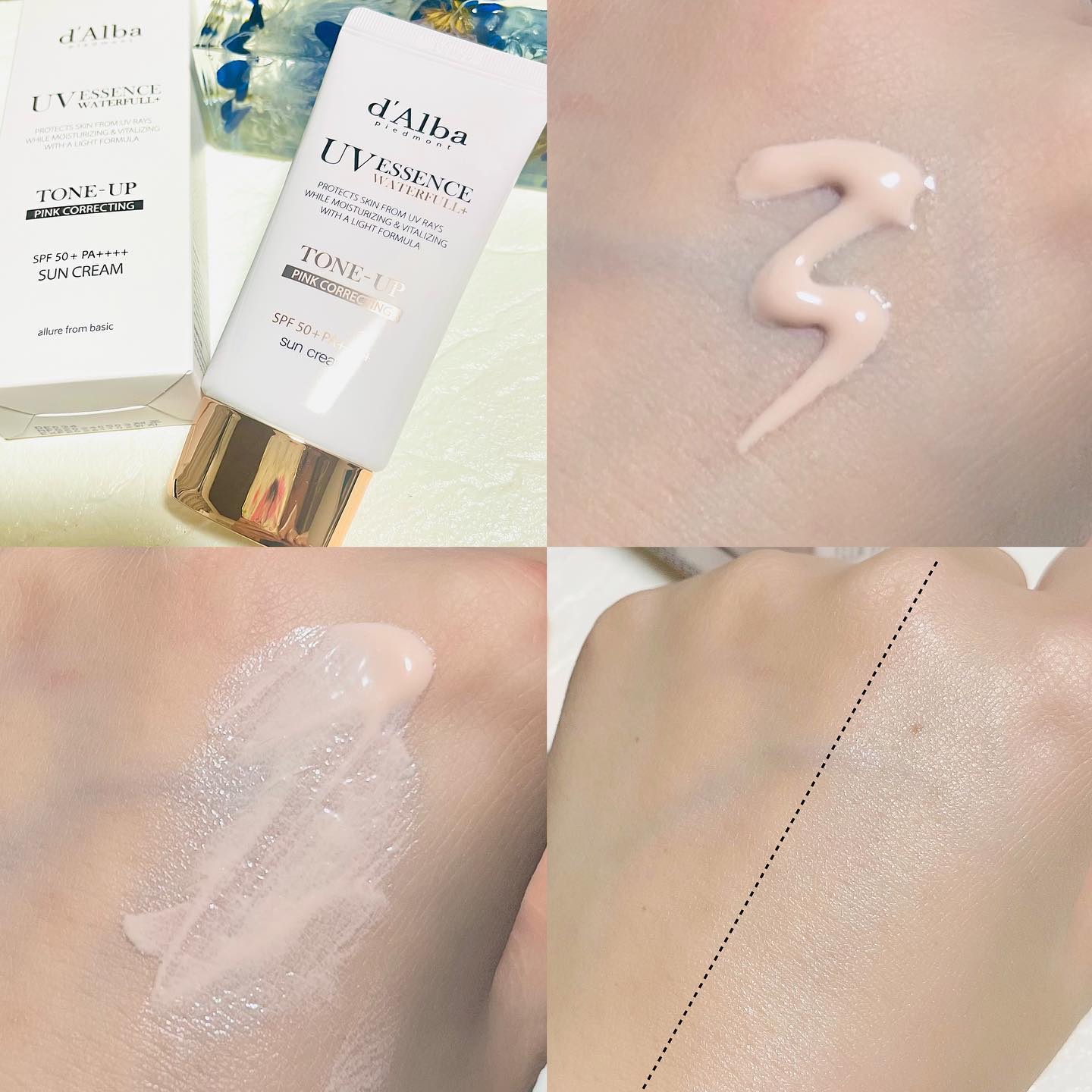 ウォータフルトーンアップサンクリーム/ダルバ/日焼け止めクリームを使ったクチコミ（3枚目）