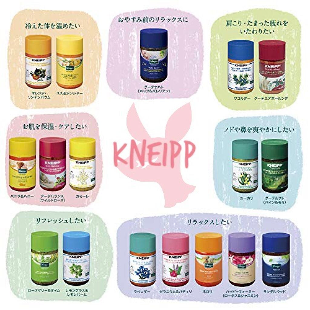 バスソルト トライアルセット/クナイプ/トライアルキットを使ったクチコミ(1枚目)