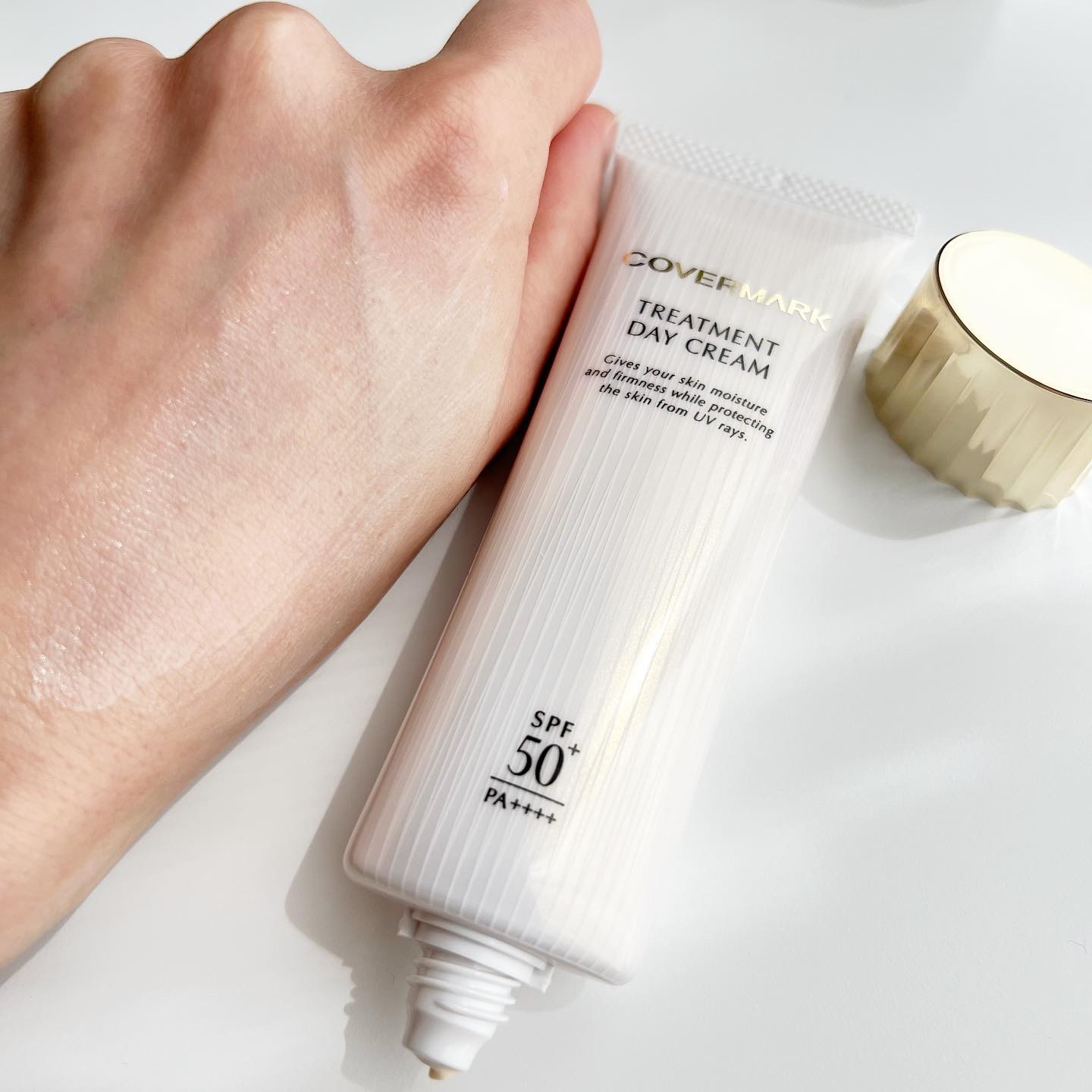 トリートメント デイ クリーム/COVERMARK/日焼け止めクリームを使ったクチコミ（3枚目）