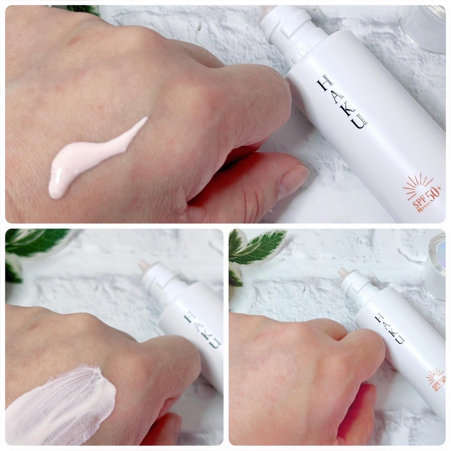 薬用 日中美白美容液UV/HAKU/日焼け止めローションを使ったクチコミ（3枚目）