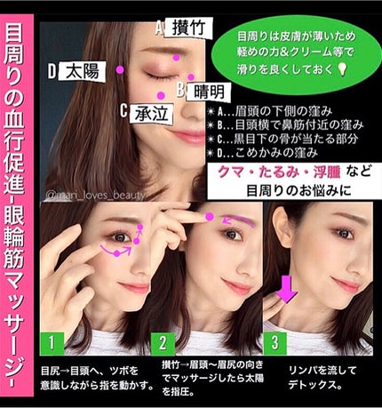 mari_loves_beauty on LIPS 「顔のむくみ・たるみ・くすみ解消のツボ..今回はお家でできる、"..」(3枚目)