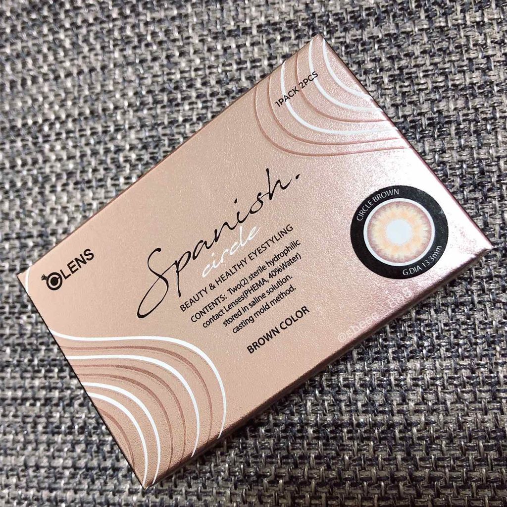 Spanish (スパニッシュ)/OLENS/カラーコンタクトレンズを使ったクチコミ（1枚目）