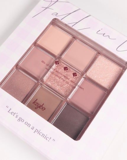 KEYBO FALL IN LOVE SHADOW PALETTE/keybo/アイシャドウパレットを使ったクチコミ(9枚目)