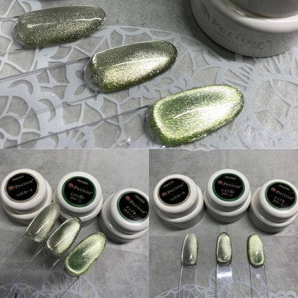 オリジナルマグネットジェル/Petitor/ジェルネイルを使ったクチコミ(7枚目)