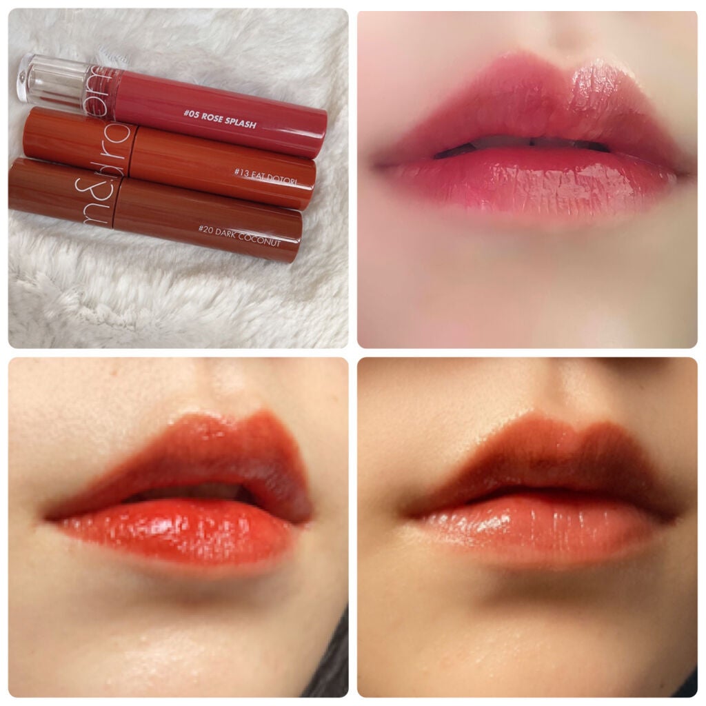 ジューシーラスティングティント/rom&nd/リップティントを使ったクチコミ(3枚目)