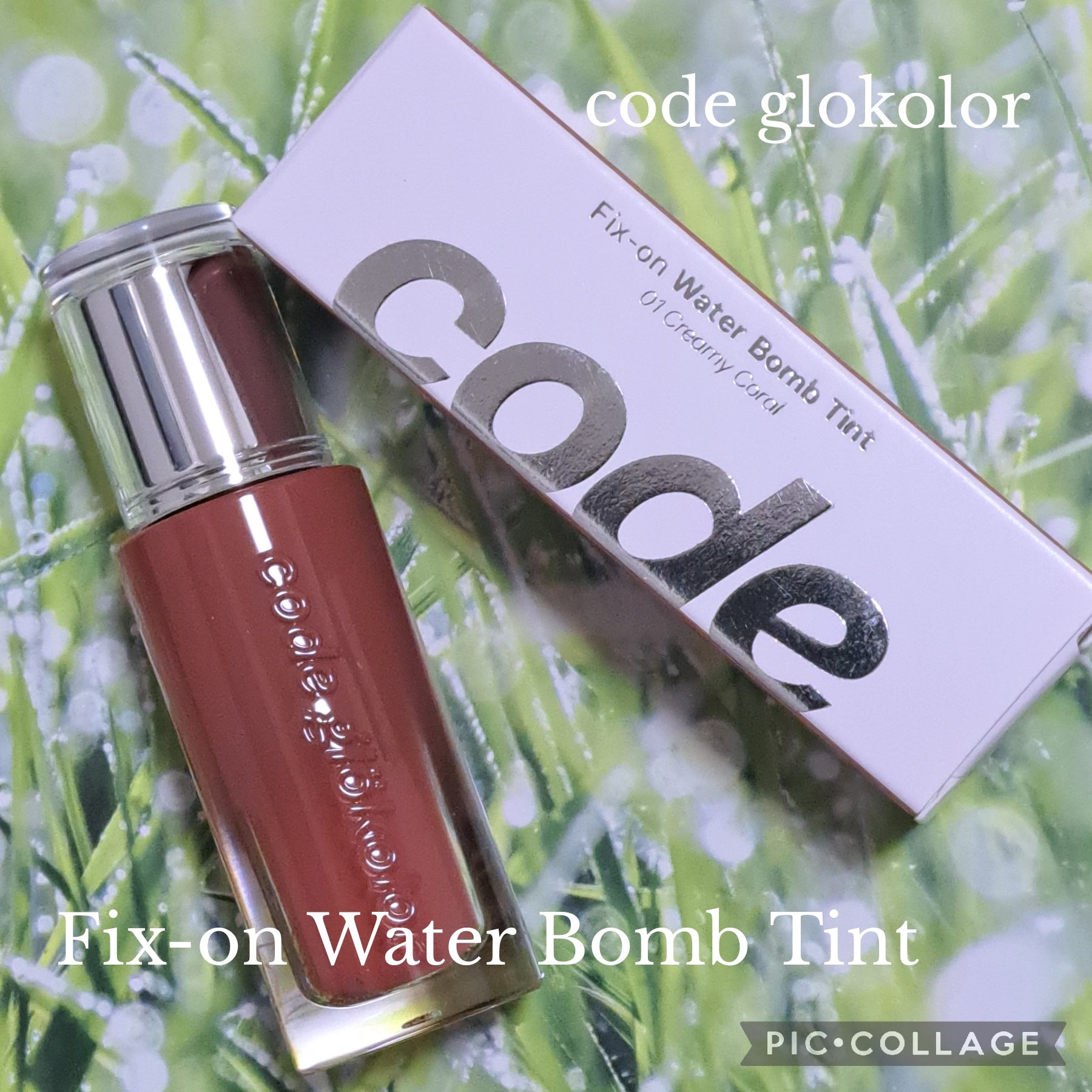 Fix-on Water Bomb Tint/CODE GLO KOLOR/口紅を使ったクチコミ（1枚目）