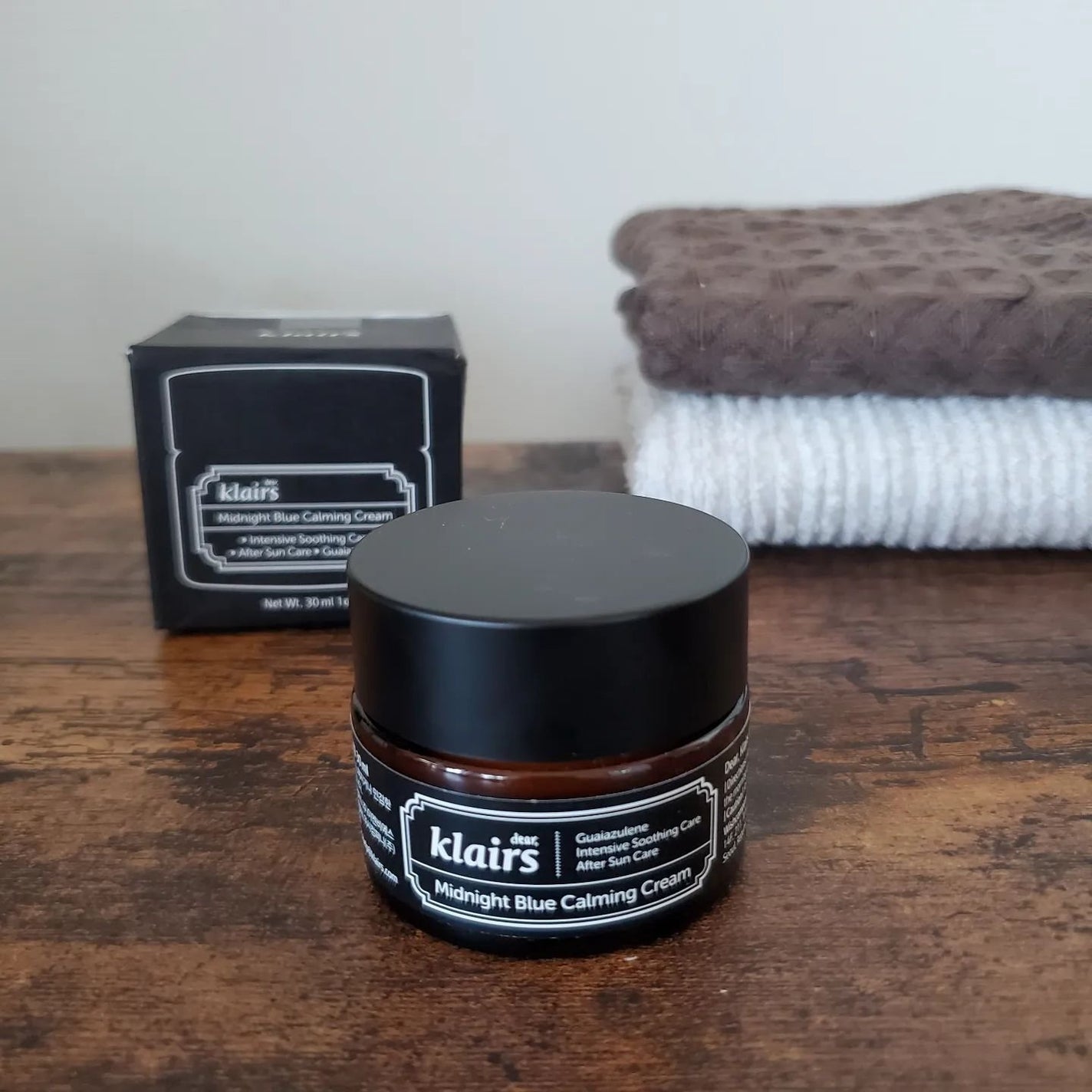 ミッドナイトブルーカーミングクリーム/Klairs/フェイスクリームを使ったクチコミ(1枚目)