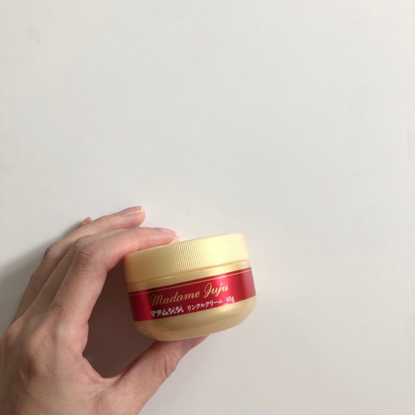 薬用リンクルクリーム/ジュジュ/フェイスクリームを使ったクチコミ(5枚目)