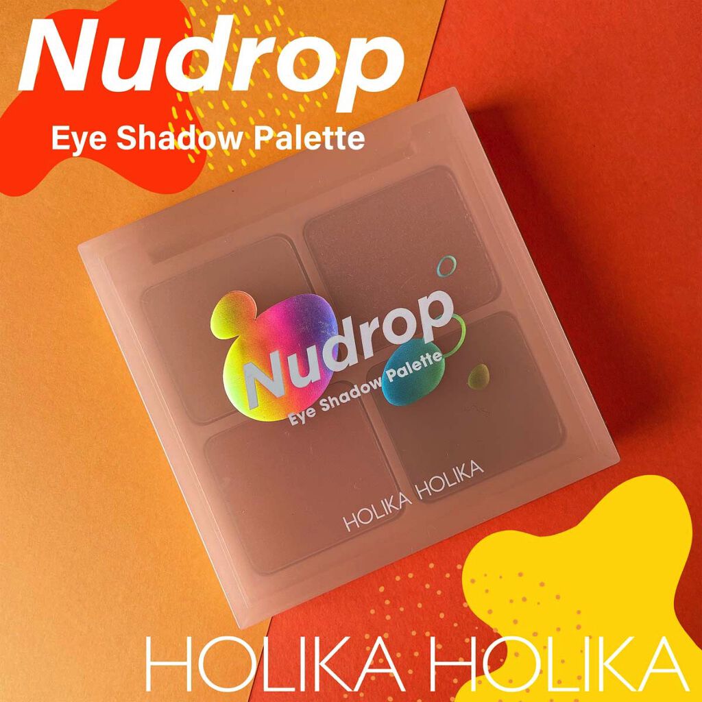 ヌードロップアイシャドウパレット/HOLIKA HOLIKA/アイシャドウパレットを使ったクチコミ（1枚目）