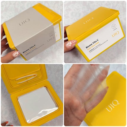 バイオームビタCグローデイリーシートマスク/UIQ/シートマスク・パックを使ったクチコミ(2枚目)