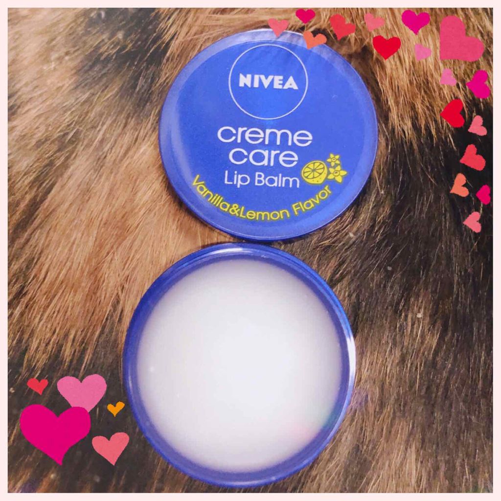 ニベア クリームケア リップバーム バニラ&レモンの香り/ニベア/リップケアを使ったクチコミ（2枚目）