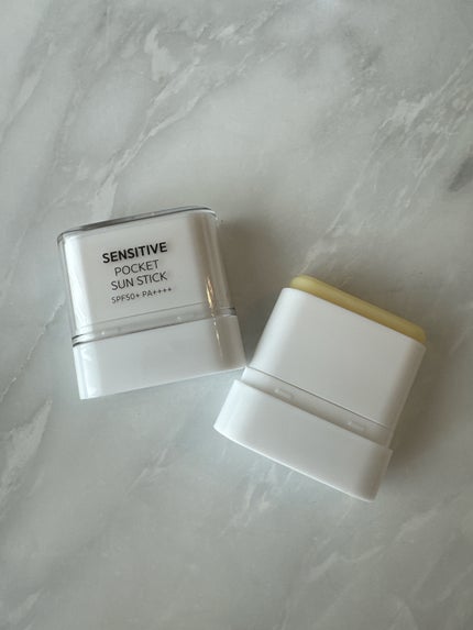 センシティブポケットサンスティック/SAM'U/日焼け止めスティックを使ったクチコミ(1枚目)