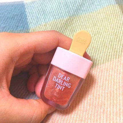 ディアダーリン ウォータージェルティント (アイスティント)/ETUDE/口紅を使ったクチコミ(1枚目)