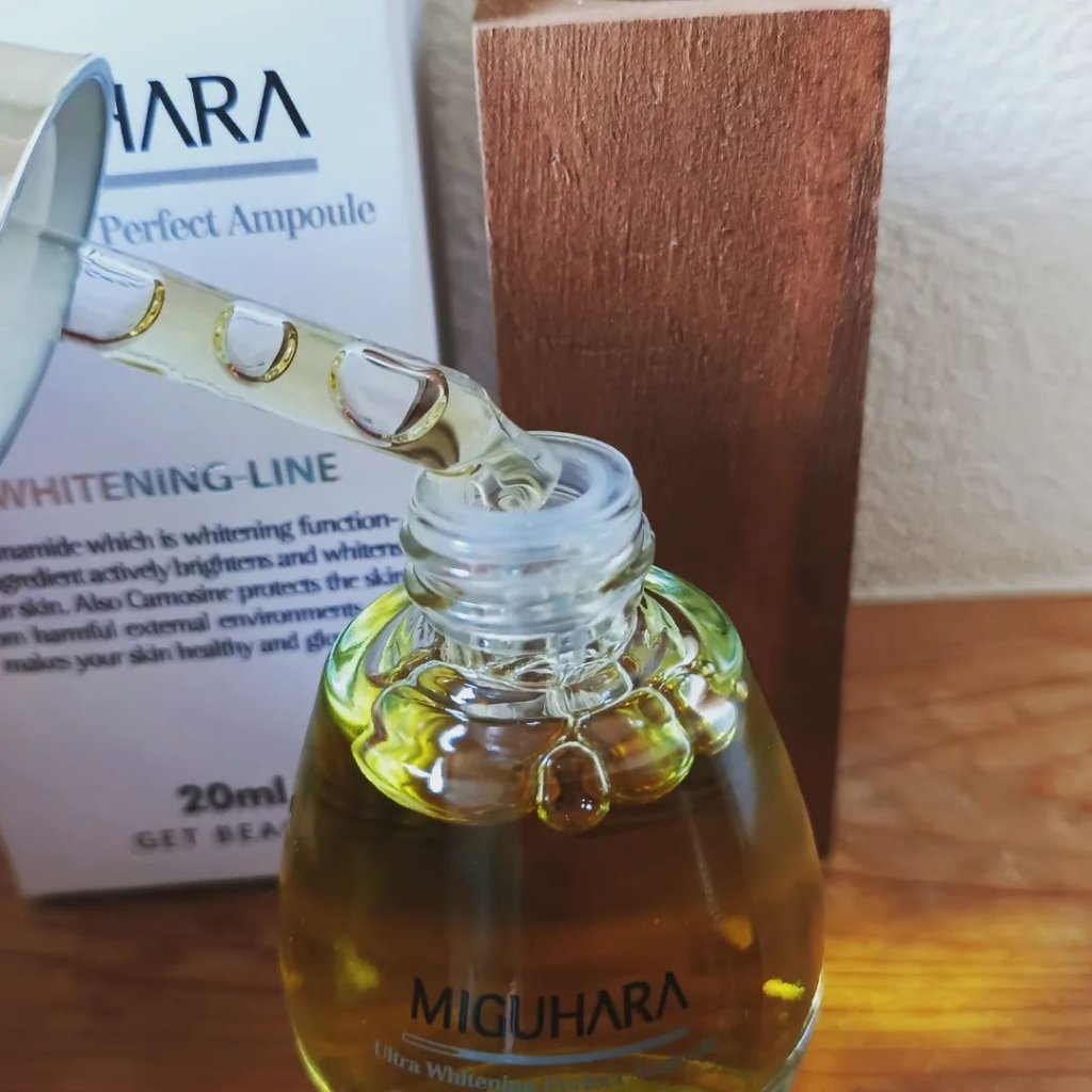 Ultra Whitening Perfect Ampoule/MIGUHARA/美容液を使ったクチコミ（2枚目）