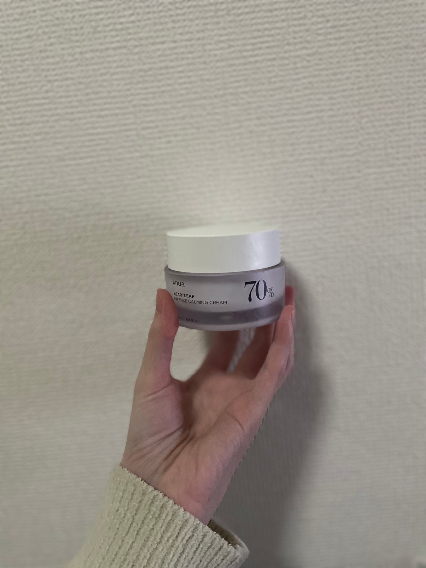 ドクダミ 70 インテンスカーミングクリーム/Anua/フェイスクリームを使ったクチコミ(1枚目)