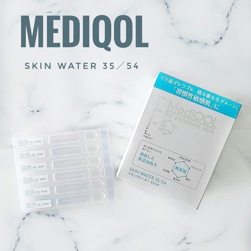 メディコル スキンウォーター 35/54/ナノエッグ/化粧水を使ったクチコミ(1枚目)