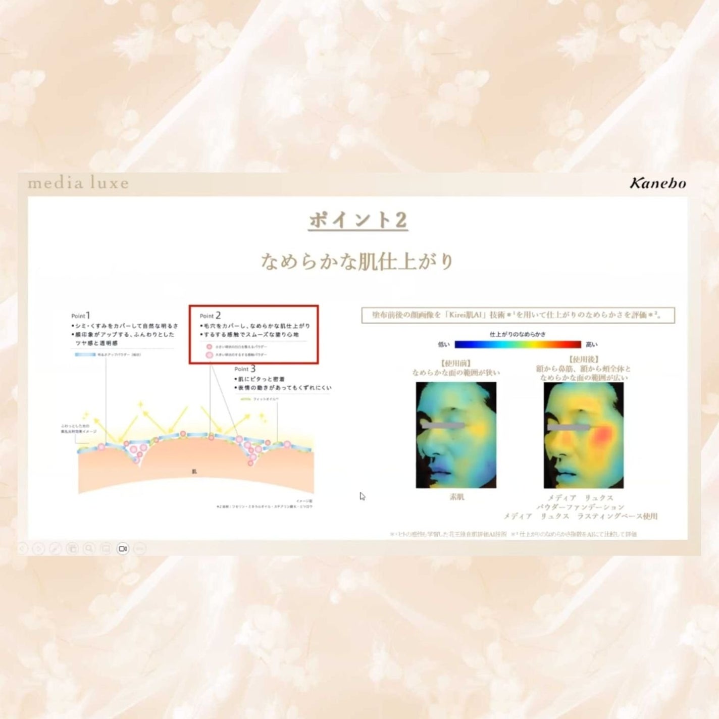 パウダーファンデーション/media luxe/パウダーファンデーションを使ったクチコミ(4枚目)