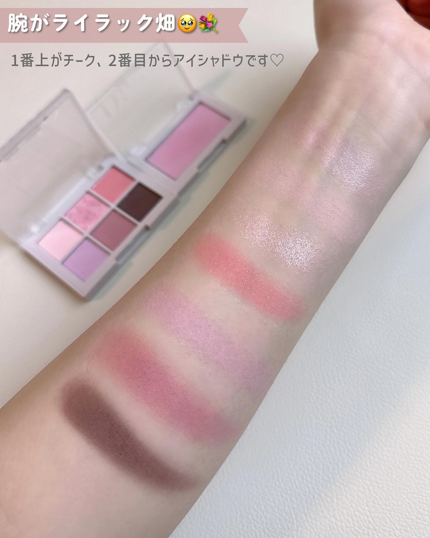 ブラーフィニシュシャドウパレット/Dinto/アイシャドウパレットを使ったクチコミ(3枚目)