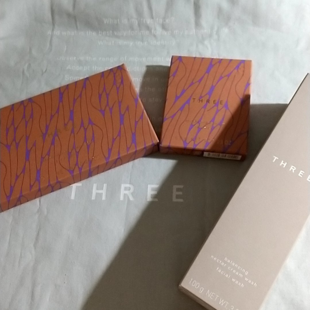 バランシングネクター クリーム ウォッシュ/THREE/洗顔フォームを使ったクチコミ（1枚目）