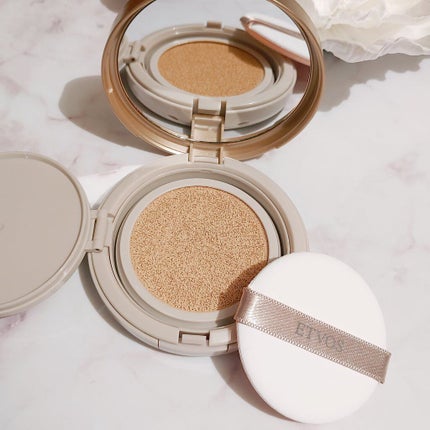 ミネラルグロウスキンクッション/エトヴォス/クッションファンデーションを使ったクチコミ(2枚目)