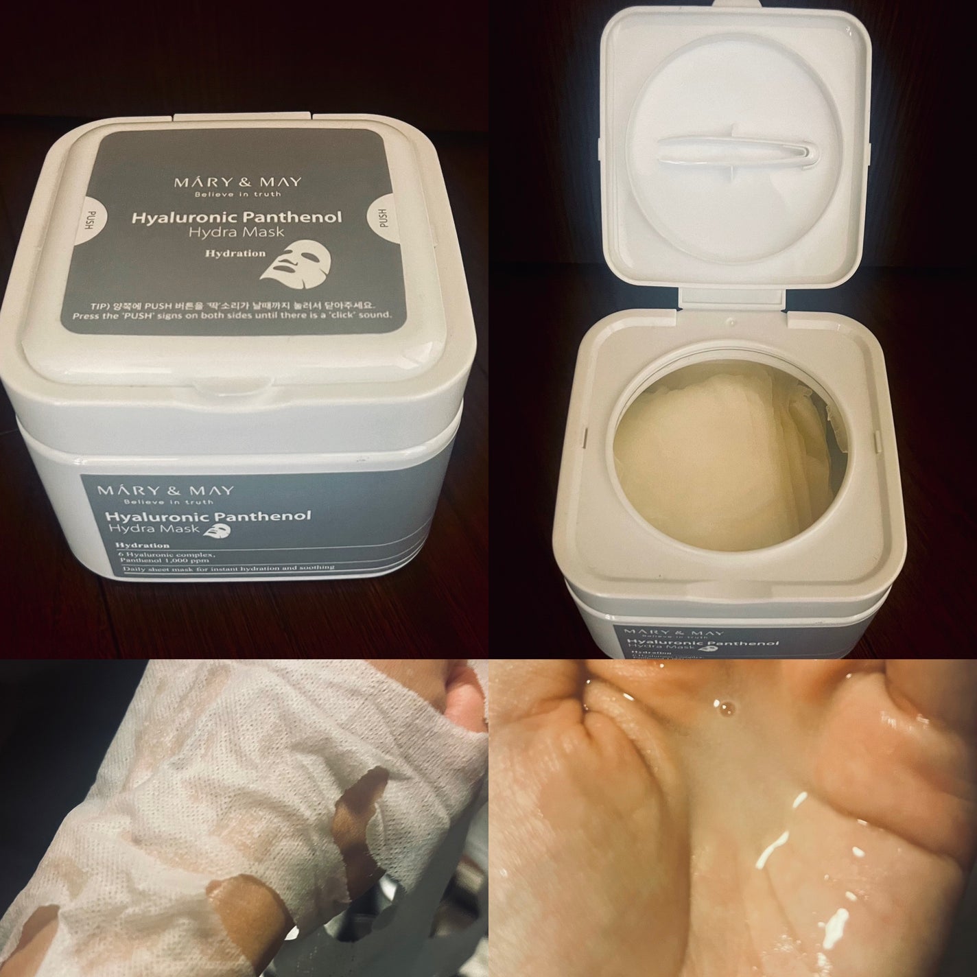 ヒアルロニックパンテノールハイドラマスク/MARY&MAY/シートマスク・パックを使ったクチコミ(1枚目)