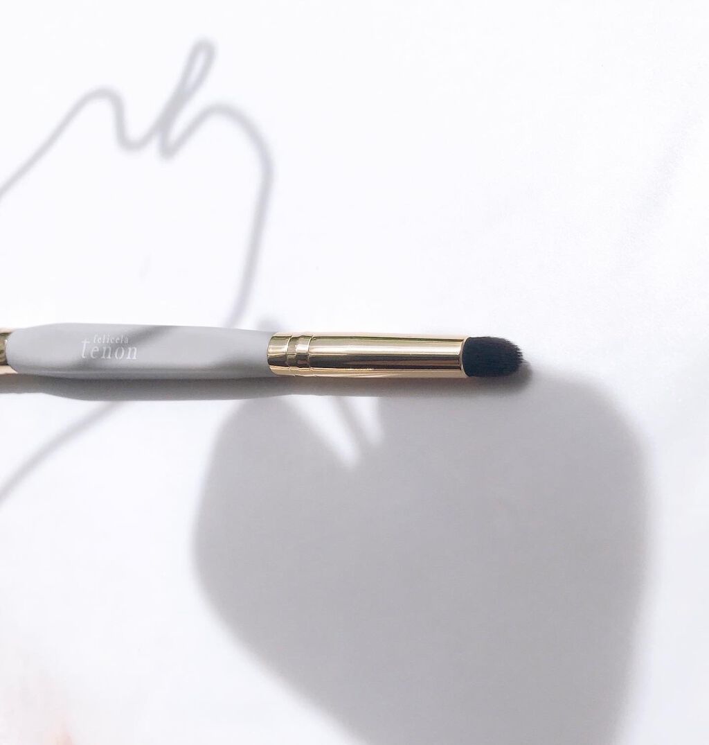 ダブルアイシャドウブラシ(ラウンド)/フェリセラ/メイクブラシを使ったクチコミ(6枚目)