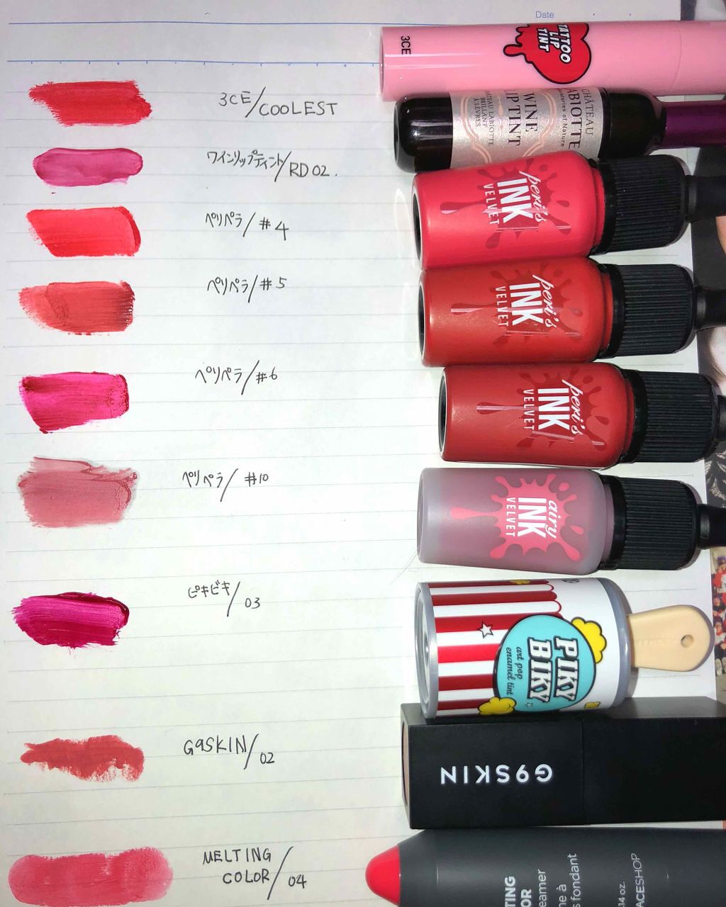 インク ベルベット/PERIPERA/口紅を使ったクチコミ(1枚目)