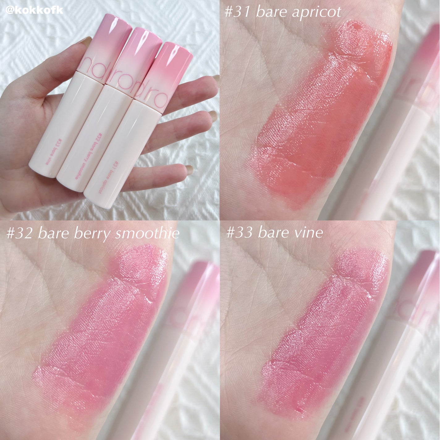 ジューシーラスティングティント/rom&nd/リップティントを使ったクチコミ(6枚目)