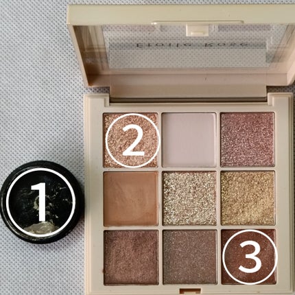 9色アイシャドウ 02 チョコレートファッジ/Étoile Rose/パウダーアイシャドウの画像