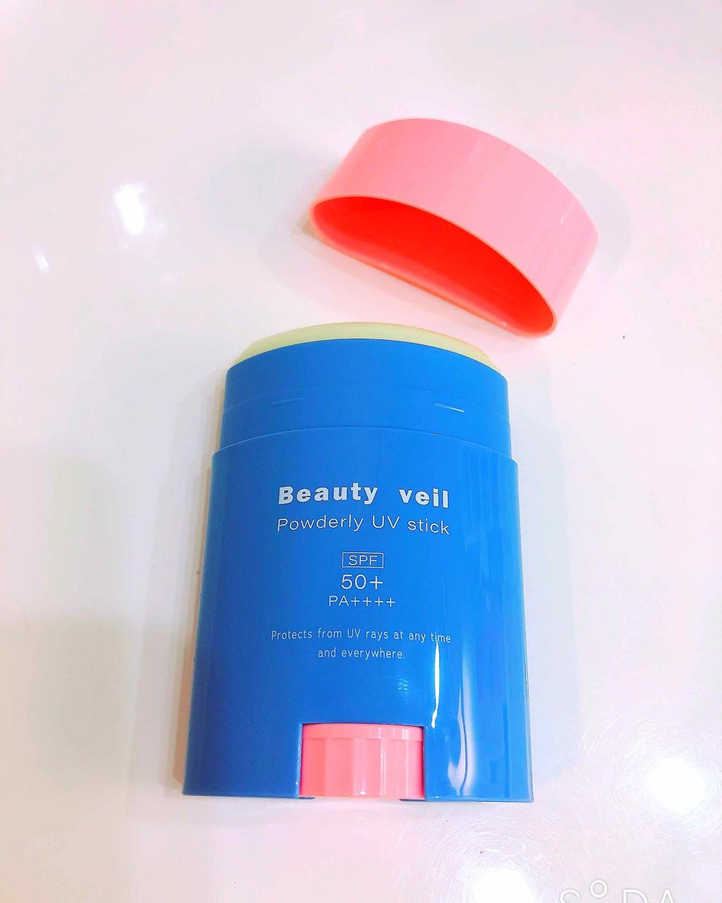 パウダリーUVスティック/Beauty veil/日焼け止めスティックを使ったクチコミ（2枚目）