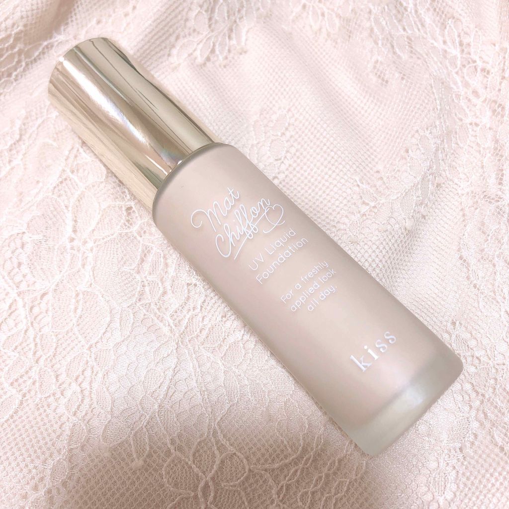 マットシフォン UVリキッドファンデ 03 オークル(Ochre)/KiSS/リキッドファンデーションを使ったクチコミ（1枚目）