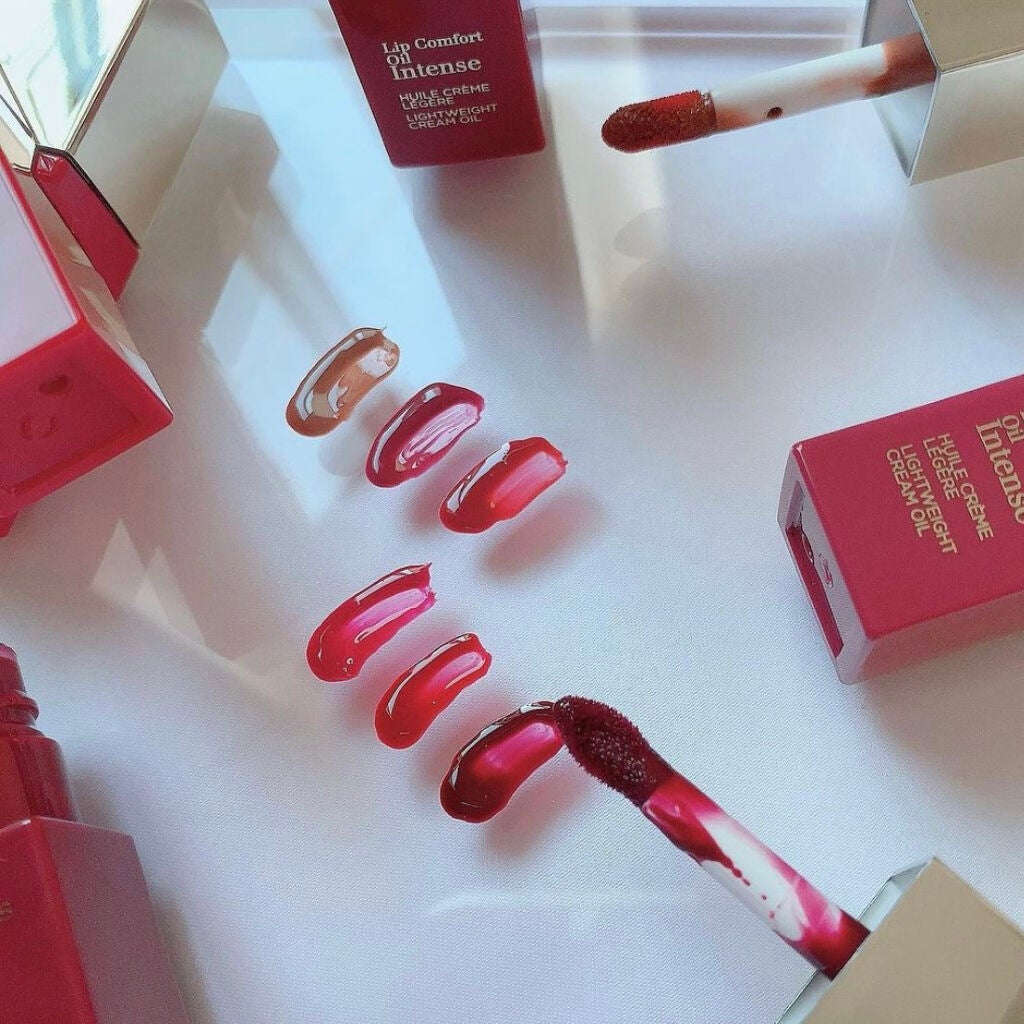 コンフォート リップオイル インテンス/CLARINS/リップグロスを使ったクチコミ(3枚目)