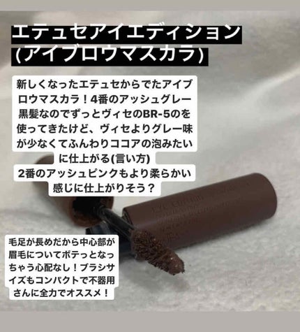 エテュセ アイエディション(ブロウマスカラ)/ettusais/眉マスカラを使ったクチコミ(1枚目)
