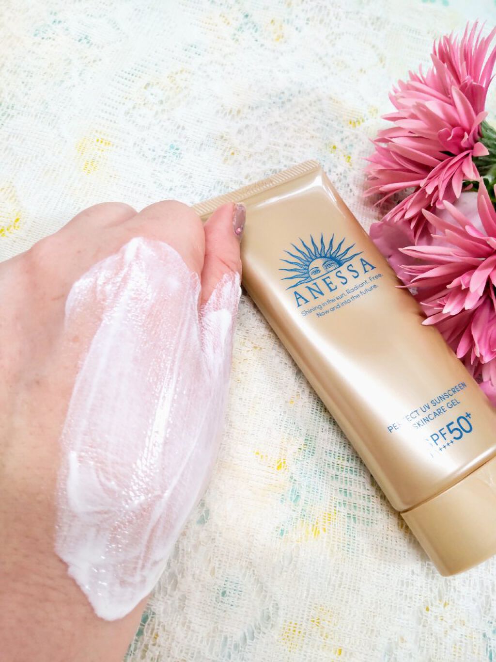 パーフェクトUV スキンケアジェル N/アネッサ/日焼け止め・UVケアを使ったクチコミ（3枚目）