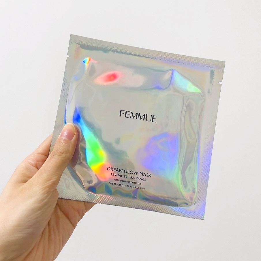 ドリームグロウマスク RR(透明感・キメ)/FEMMUE/シートマスク・パックを使ったクチコミ（2枚目）