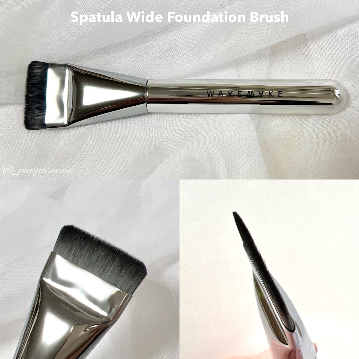 ウォーターグロウコーティングファンデーション/wakemake/リキッドファンデーションを使ったクチコミ（3枚目）